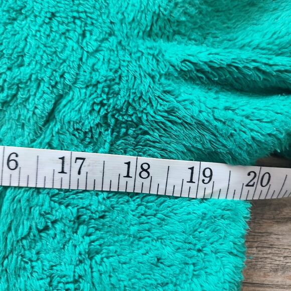 The North Face Osito Jacket Womens M Kelly Green Fleece Sherpa Full Zip Outdoors - Picture 10 of 11